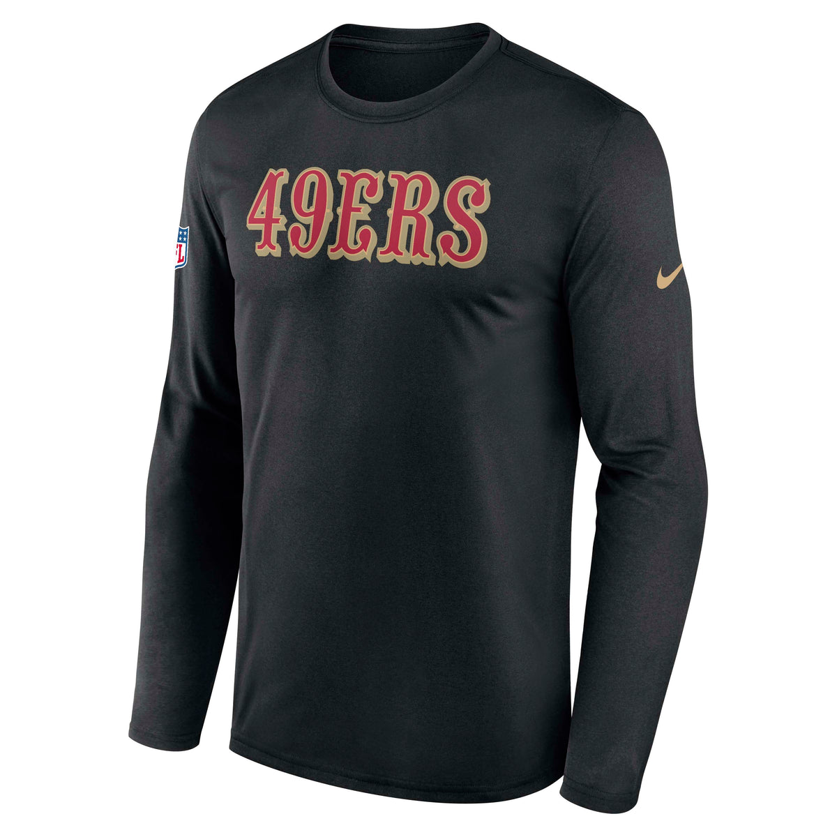 NFL San Francisco 49ers Nike Rivalry Legend Long Sleeve T-Shirt- Black