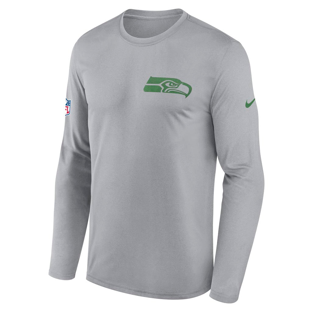NFL Seattle Seahawks Nike Rivalries Legend Long Sleeve T-Shirt - Gray