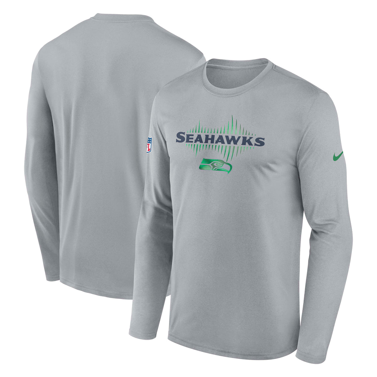 NFL Seattle Seahawks Nike Rivalry Legend Long Sleeve T-Shirt- Gray
