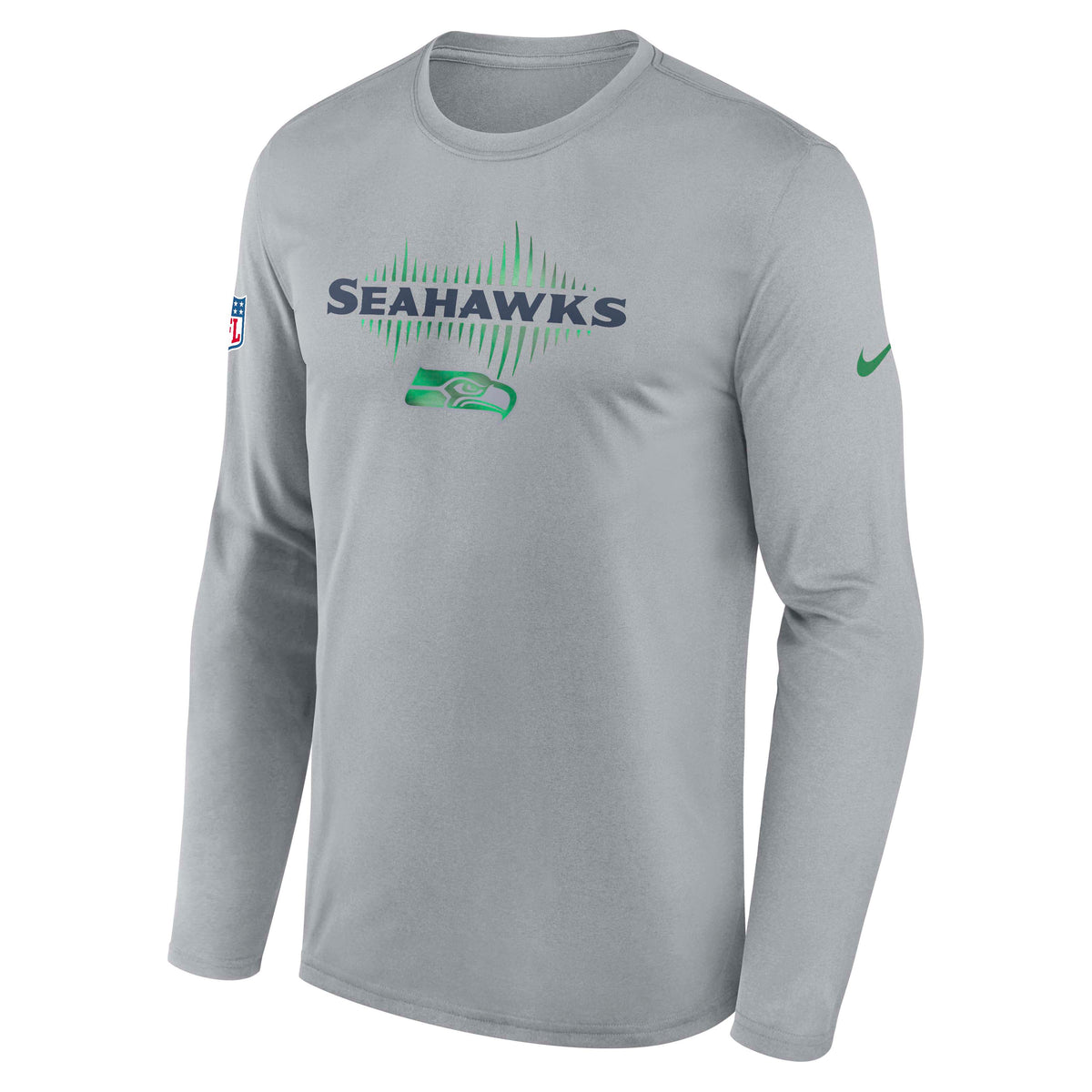 NFL Seattle Seahawks Nike Rivalry Legend Long Sleeve T-Shirt- Gray