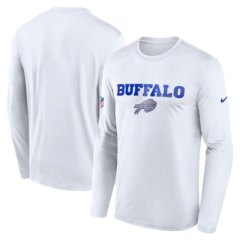 NFL Buffalo Bills Nike Rivalries Legend Long Sleeve T-Shirt - White