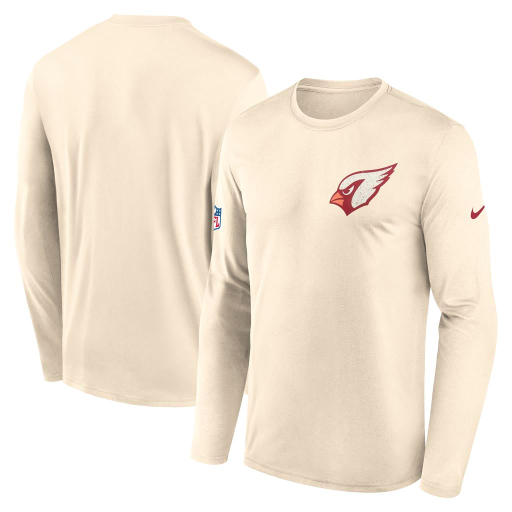 NFL Arizona Cardinals Nike Rivalries Legend Long Sleeve T-Shirt - Cream