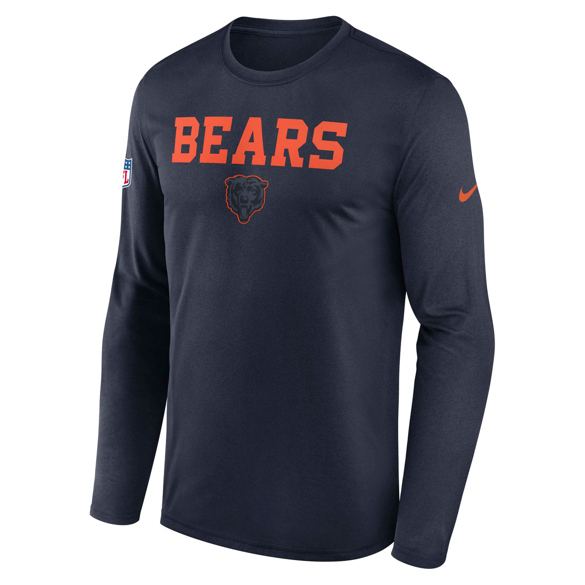 NFL Chicago Bears Nike Rivalry Legend Long Sleeve T-Shirt- Navy
