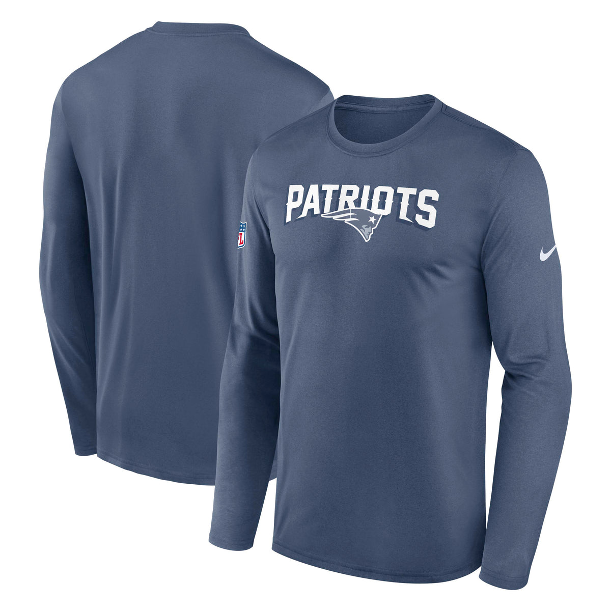 NFL New England Patriots Nike Rivalry Legend Long Sleeve T-Shirt- Blue