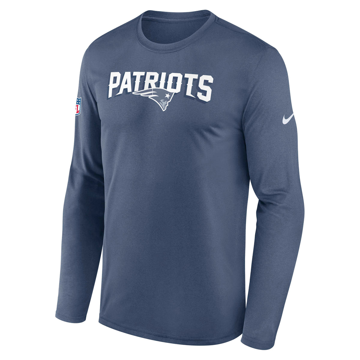 NFL New England Patriots Nike Rivalry Legend Long Sleeve T-Shirt- Blue