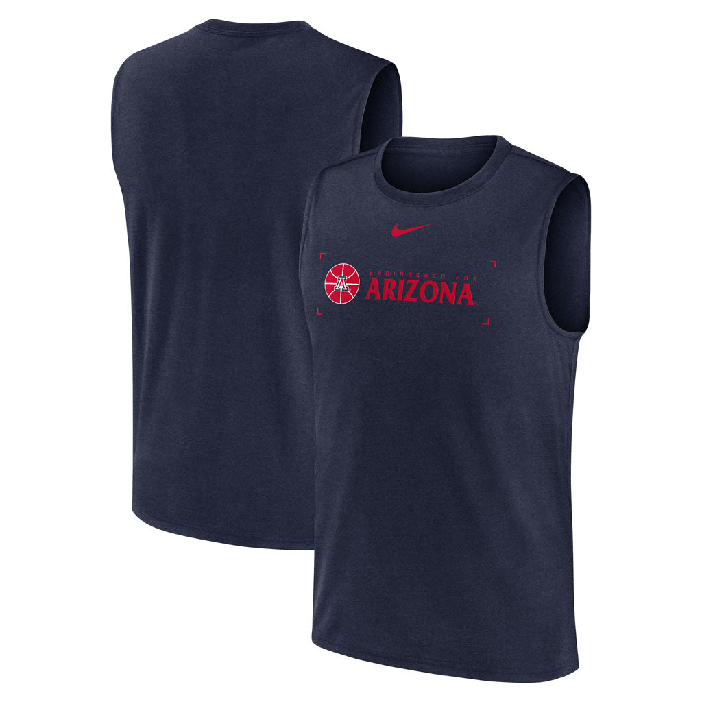 NCAA Arizona Wildcats Nike Arizona Basketball Tank Top - Navy