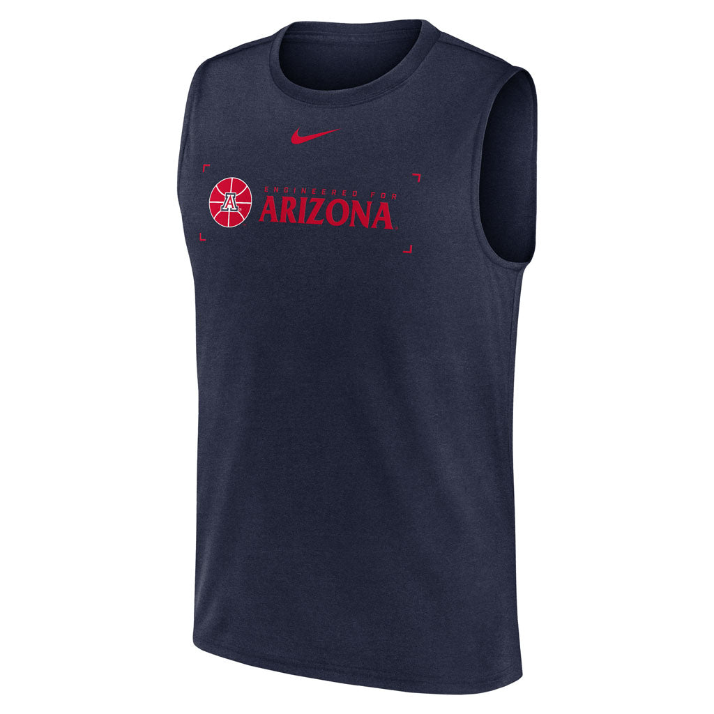 NCAA Arizona Wildcats Nike Arizona Basketball Tank Top - Navy