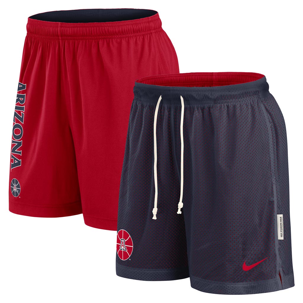 NCAA Arizona Wildcats Nike Dri-FIT Reversible Knit Shorts - Navy