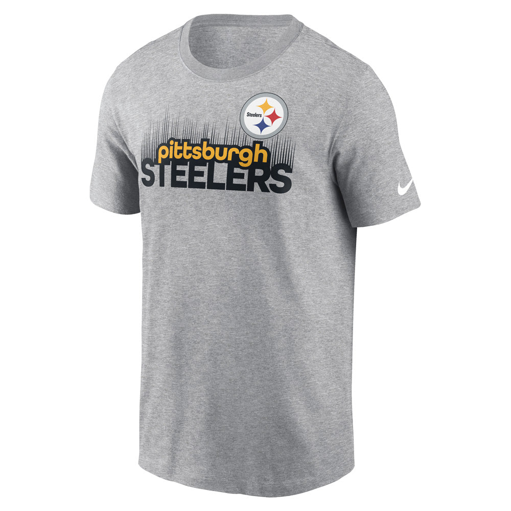 NFL Pittsburgh Steelers Nike Local Essential T-Shirt - Heather Gray