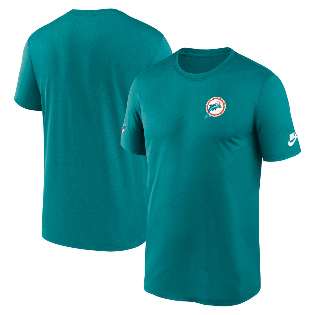 NFL Miami Dolphins Nike Small Alternate Logo Legend T-Shirt - Teal