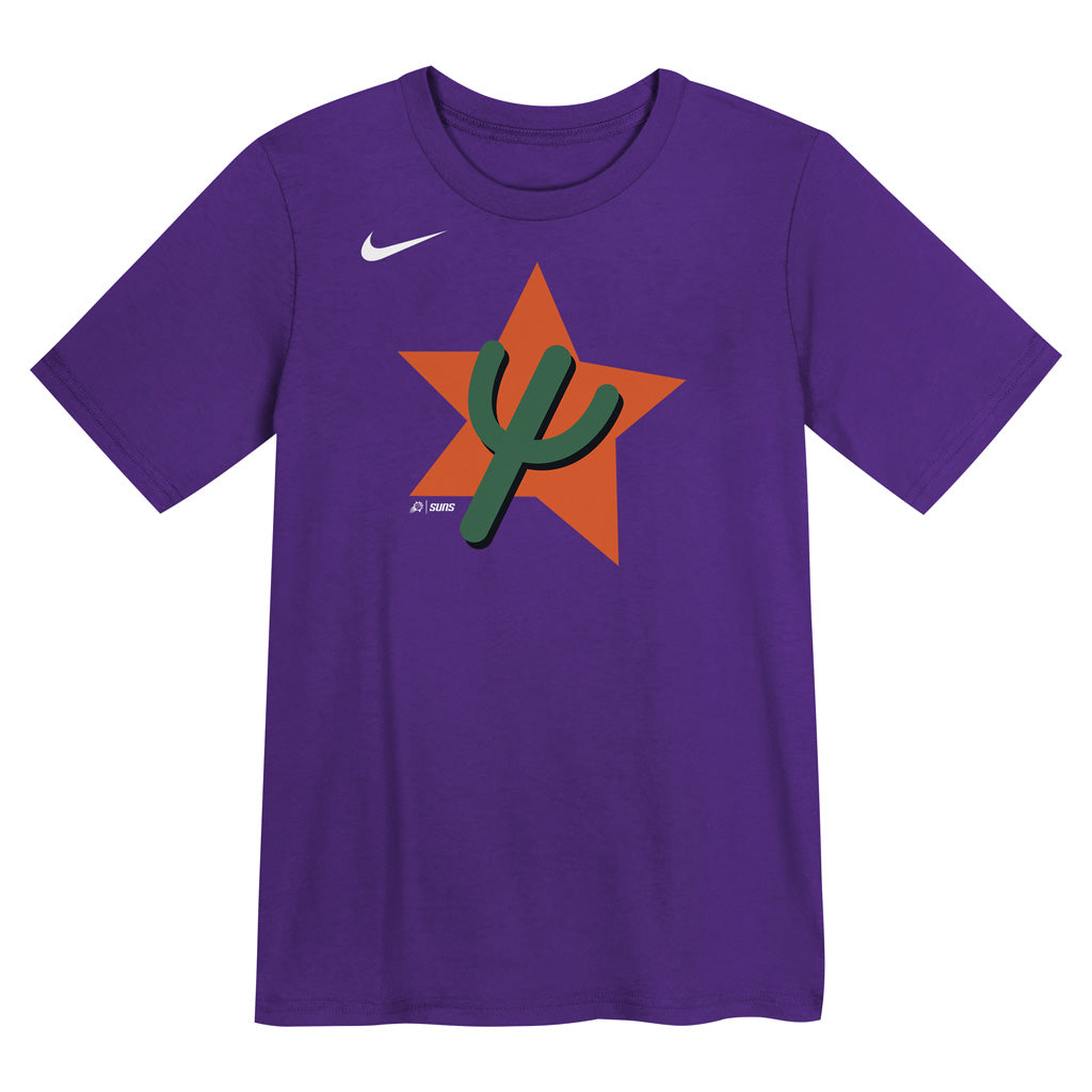 NBA Phoenix Suns Kids Nike City Edition 2024/25 Essential Logo T-Shirt