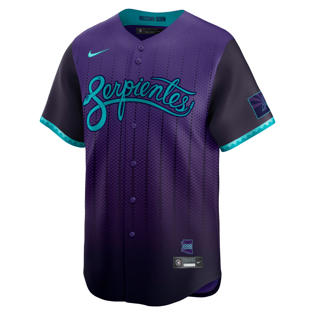 MLB Arizona Diamondbacks Nike 2025 City Connect Limited Jersey - Purple