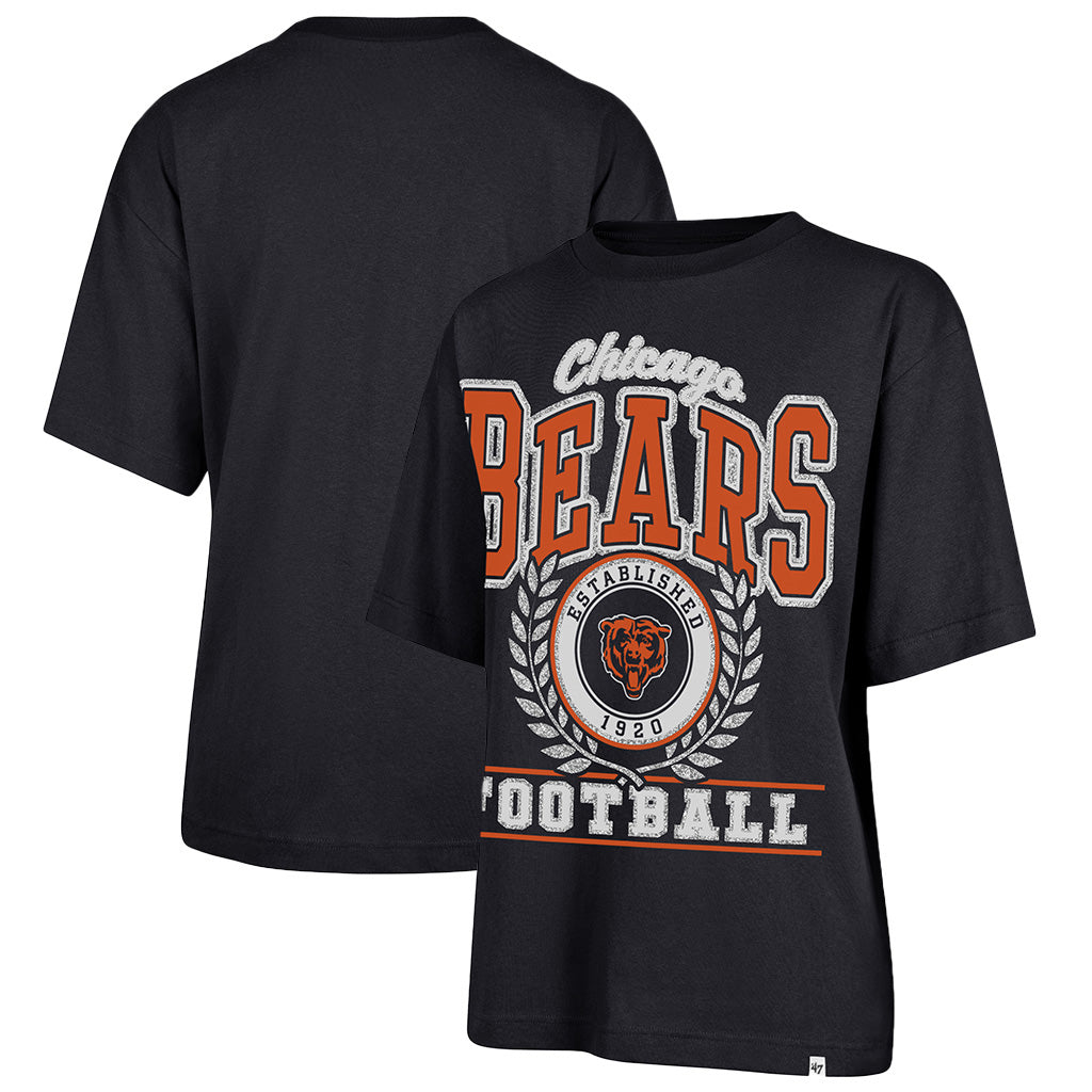 NFL Chicago Bears Women's '47 Ring True Foundation T-Shirt - Navy