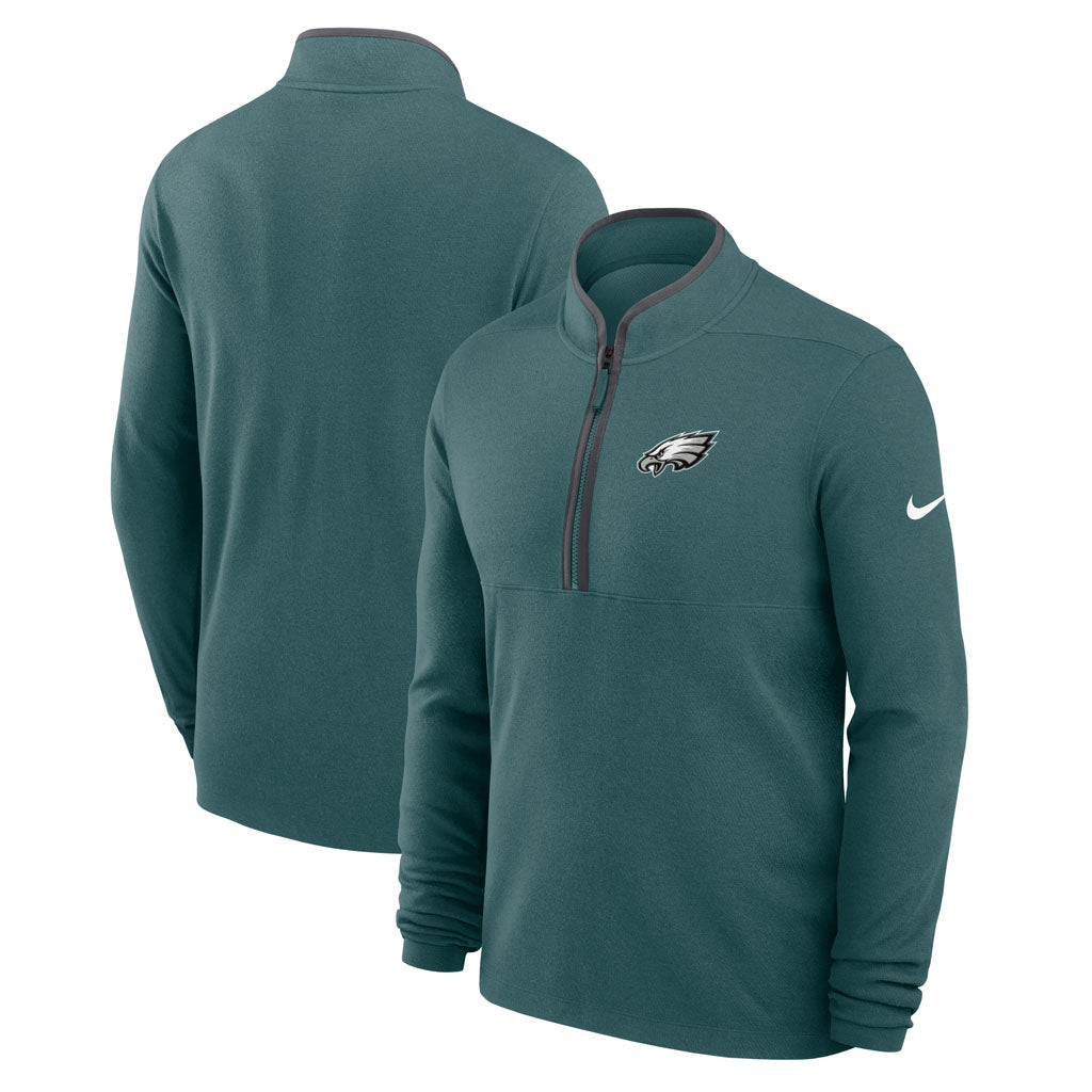 NFL Philadelphia Eagles Nike Victory Half-Zip Pullover Top - Green