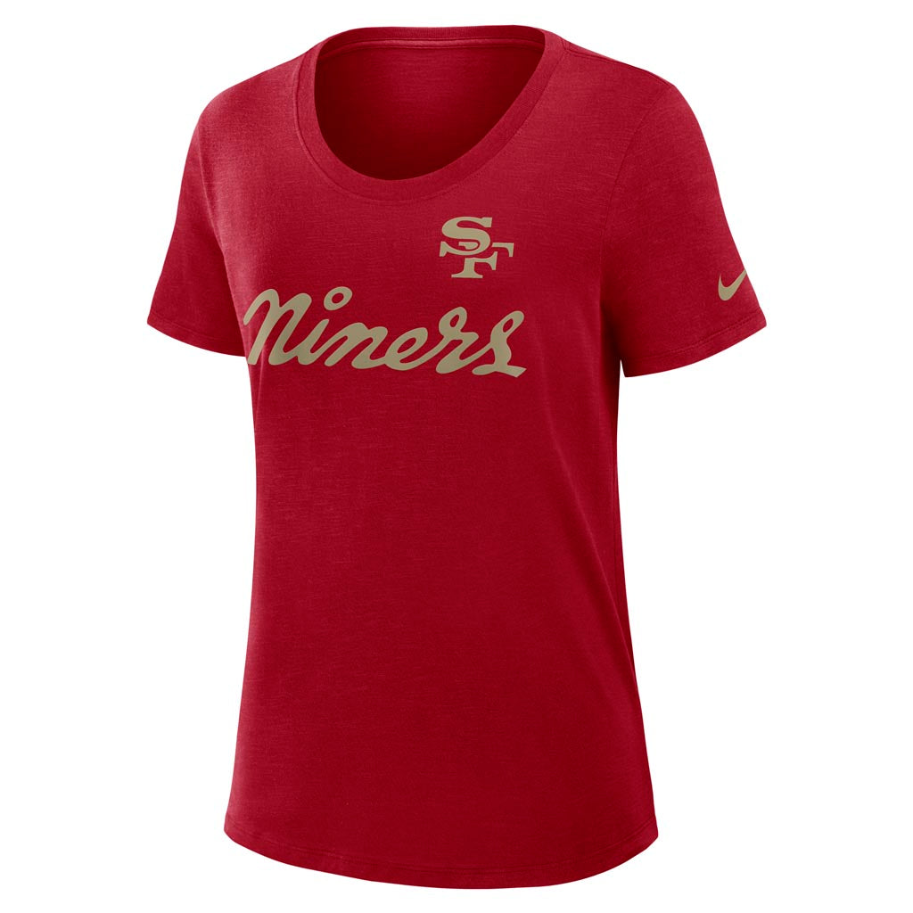 NFL San Francsico 49ers Women's Nike Rivalries Slub T-Shirt - Red