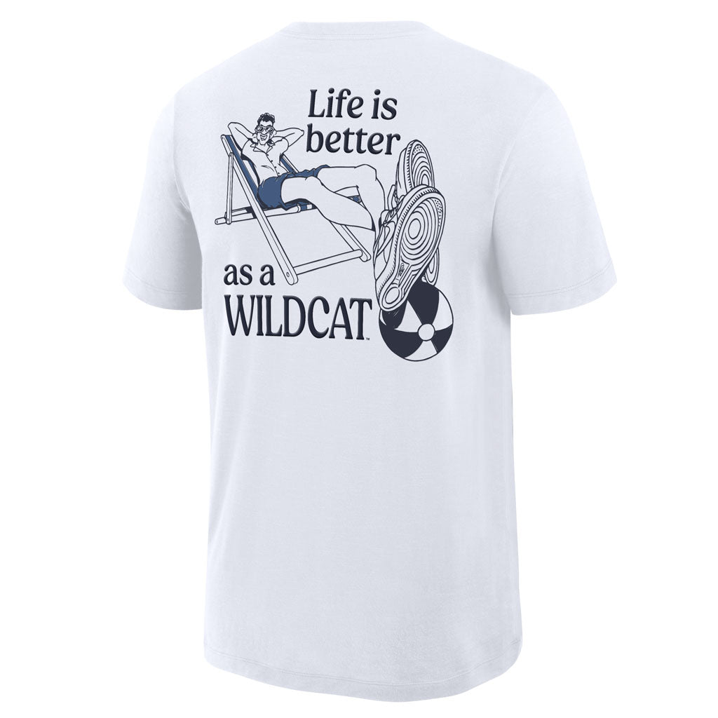 NCAA Arizona Wildcats Nike Spring Break Slub T-Shirt - White