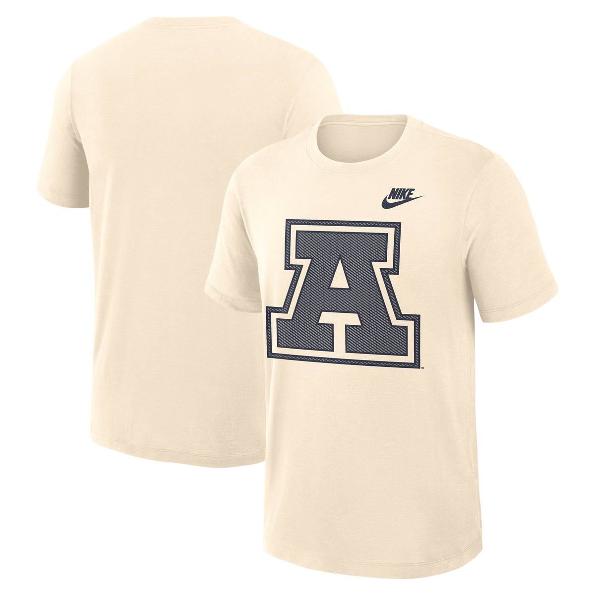 NCAA Arizona Wildcats Nike Legacy Large Logo Slub T-Shirt- Cream