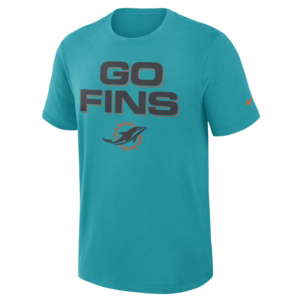 NFL Miami Dolphins Nike Rivalries Slub T-Shirt - Teal