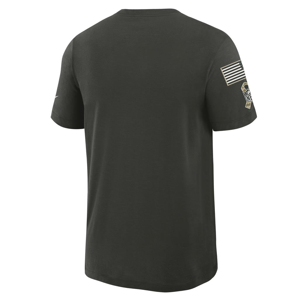 NFL Green Bay Packers Nike 2025 Salute to Service Slub T-Shirt - Green