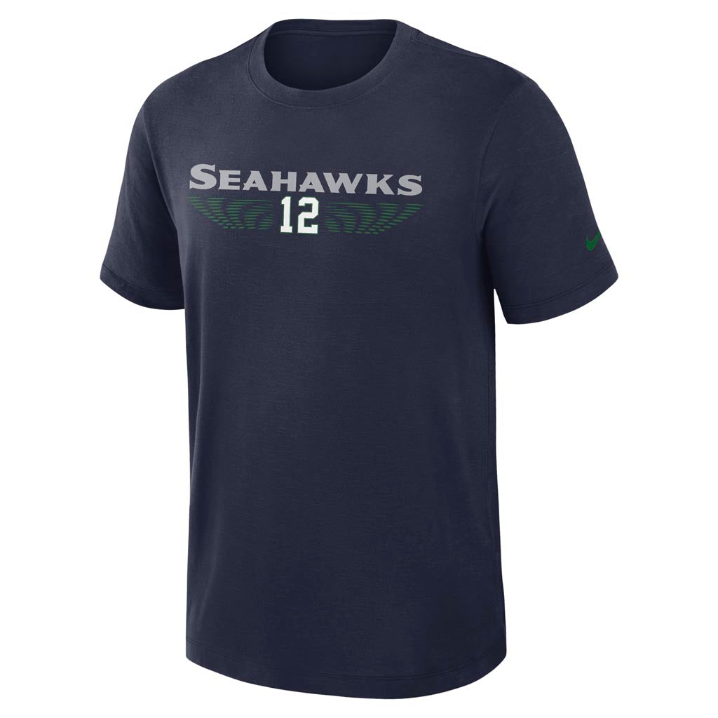 NFL Seattle Seahawks Nike Rivalries Slub T-Shirt - Navy