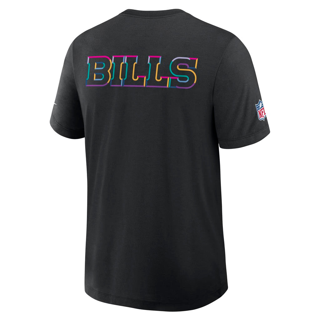 NFL Buffalo Bills Nike 2025 Crucial Catch Tri-Blend T-Shirt - Black