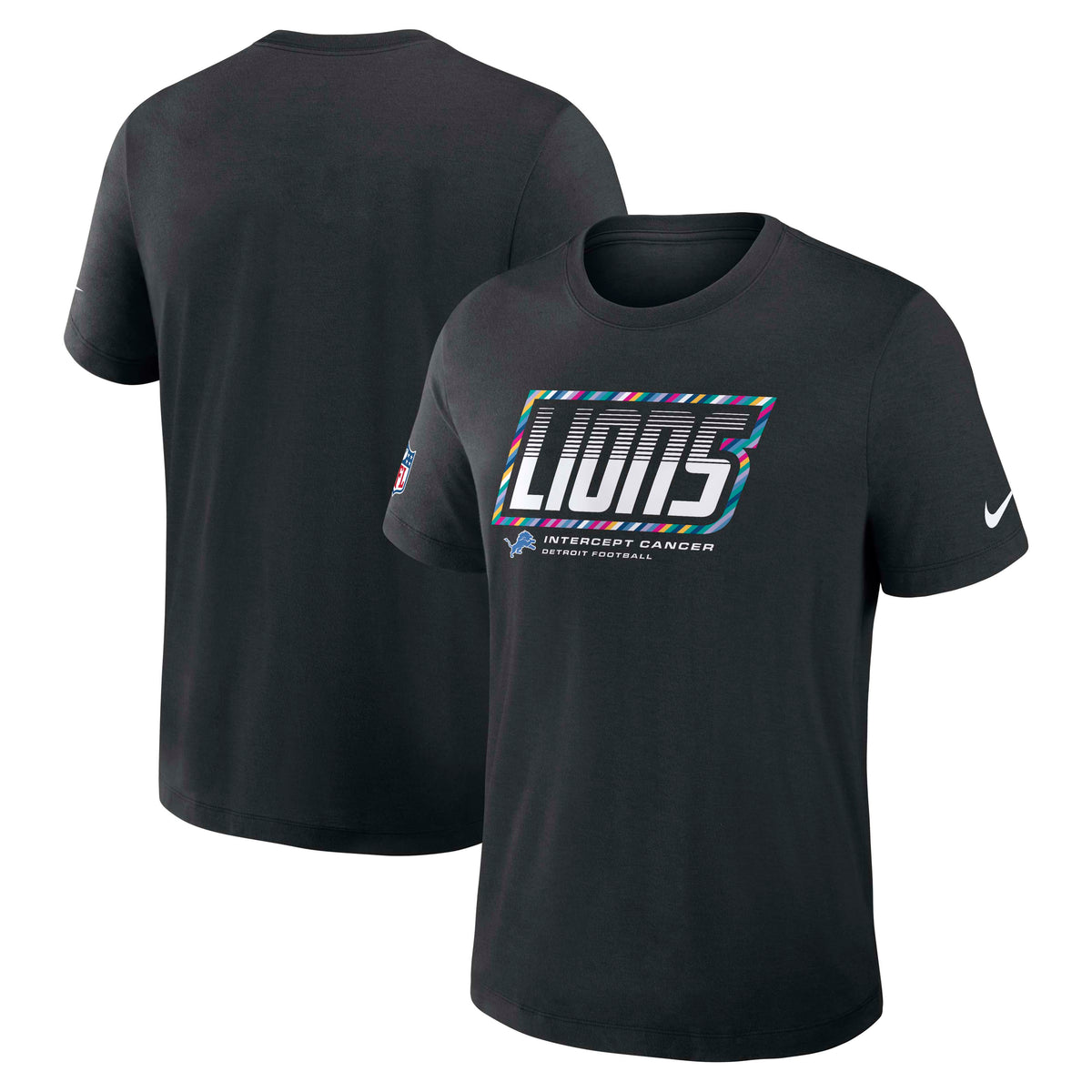 NFL Detroit Lions Nike 2026 Crucial Catch Triblend T-Shirt- Black