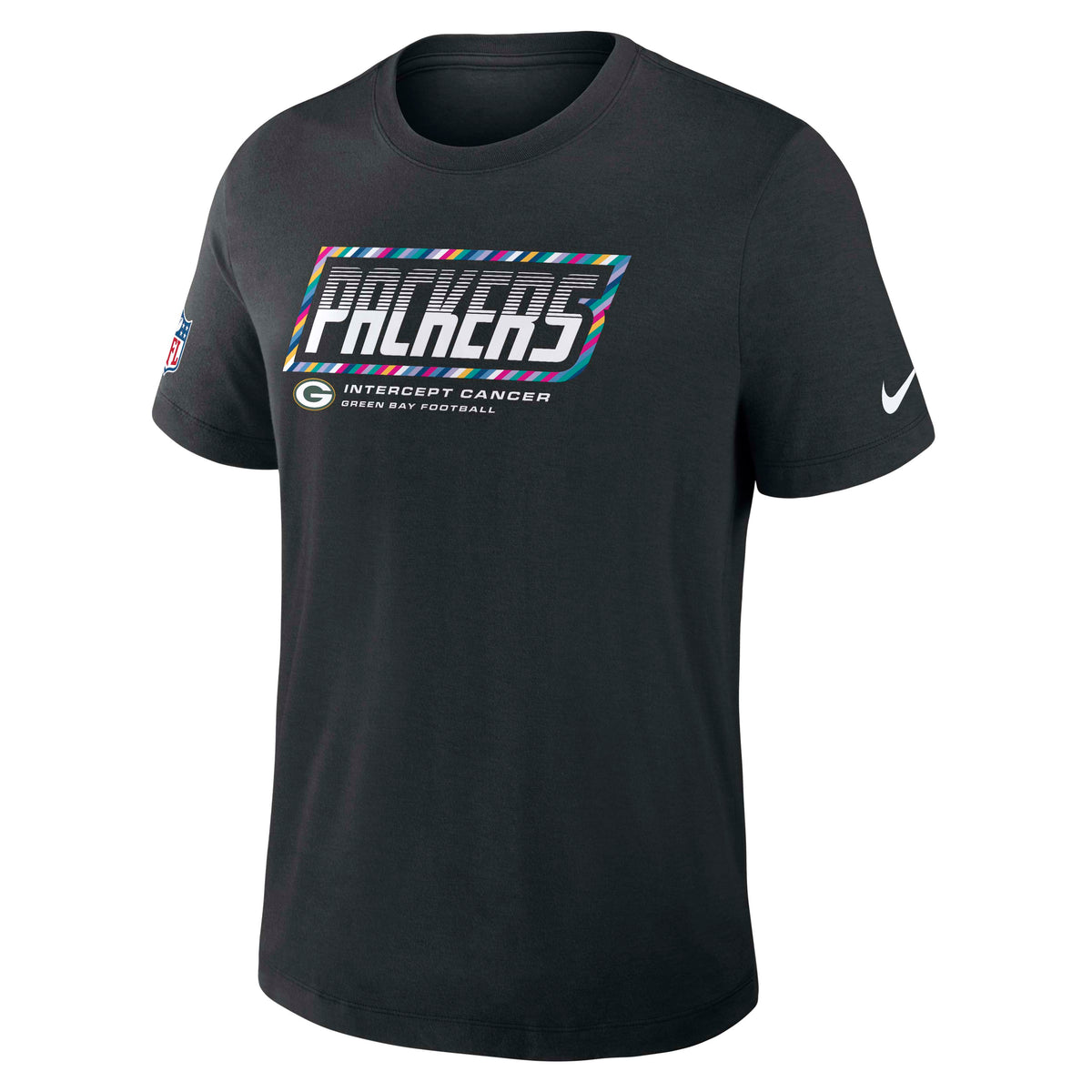 NFL Green Bay Packers Nike 2026 Crucial Catch Triblend T-Shirt- Black