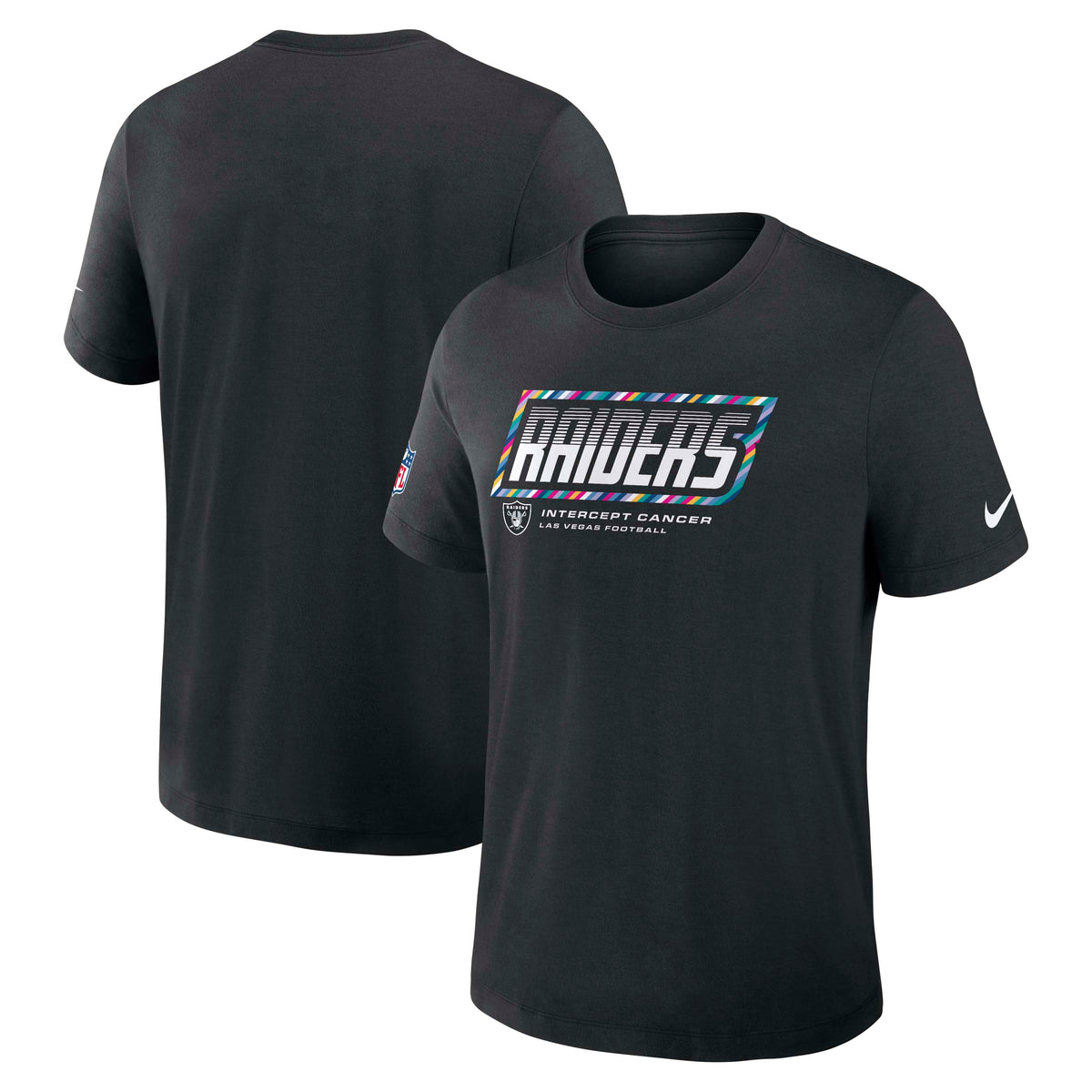 NFL Las Vegas Raiders Nike 2026 Crucial Catch Triblend T-Shirt- Black
