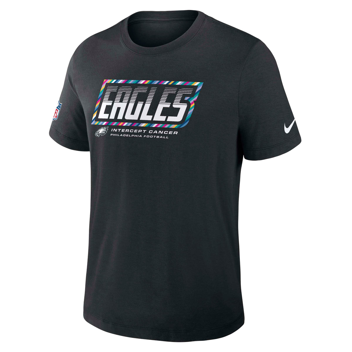 NFL Philadelphia Eagles Nike 2026 Crucial Catch Triblend T-Shirt- Black