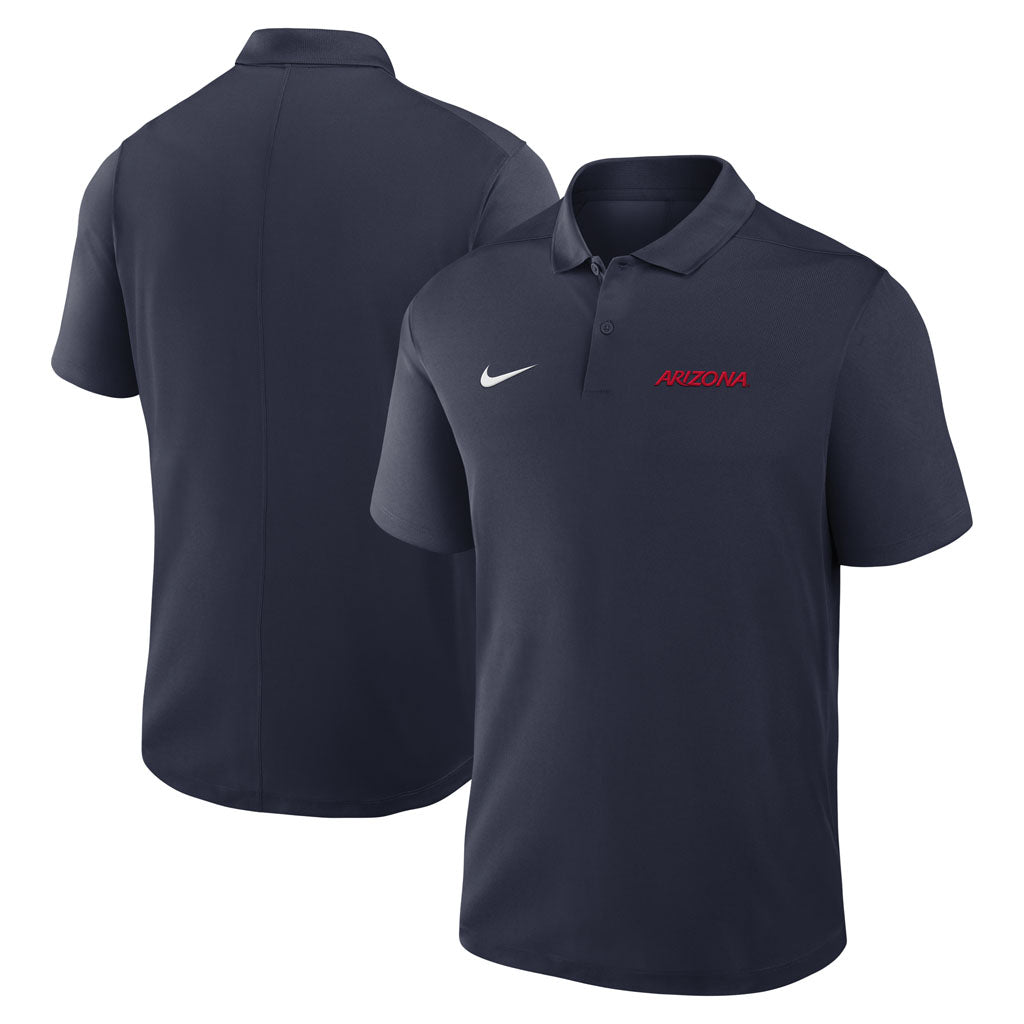 NCAA Arizona Wildcats Nike Victory Wordmark Polo - Navy
