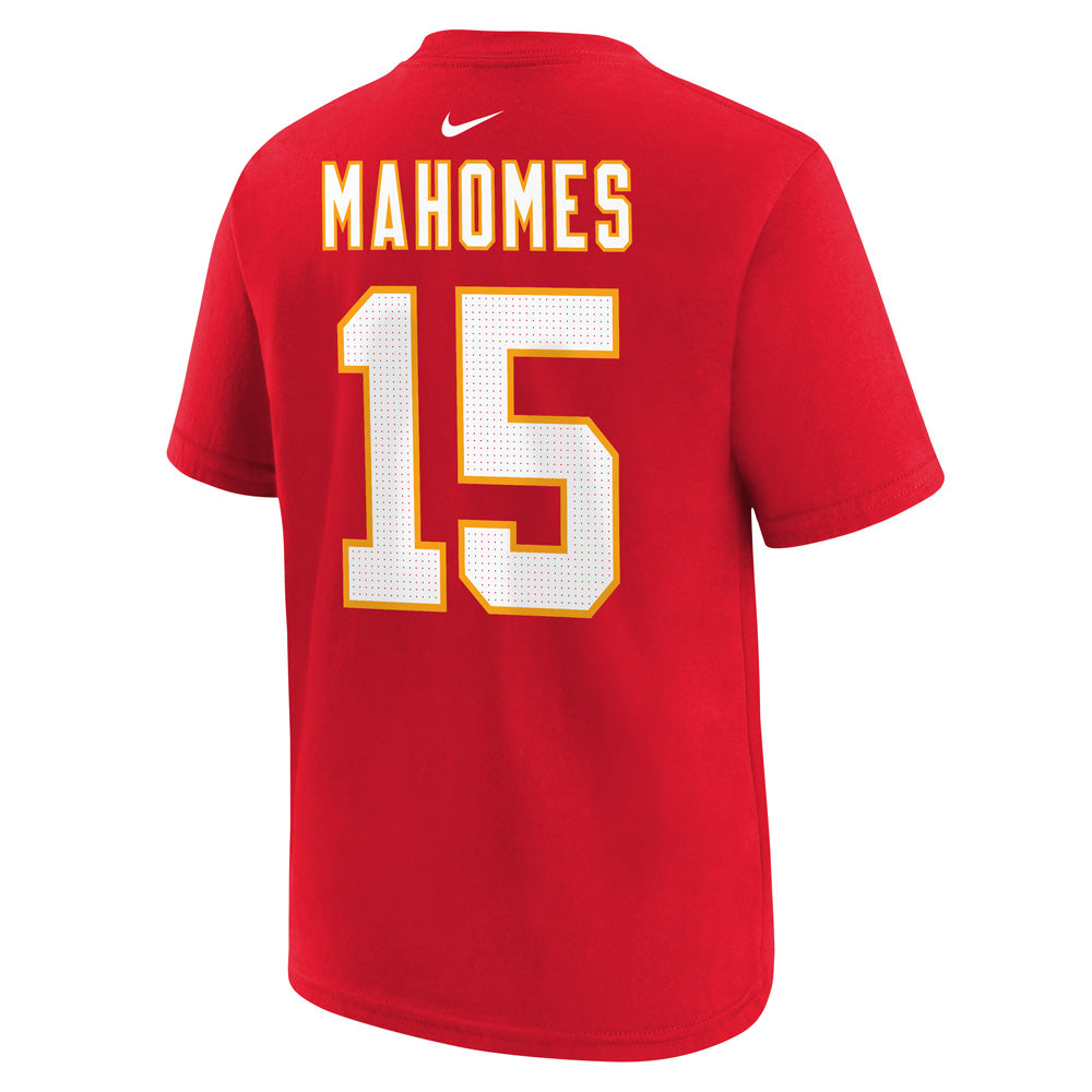 NFL Kansas City Chiefs Patrick Mahomes Youth Nike Name &amp; Number T-Shirt - Red