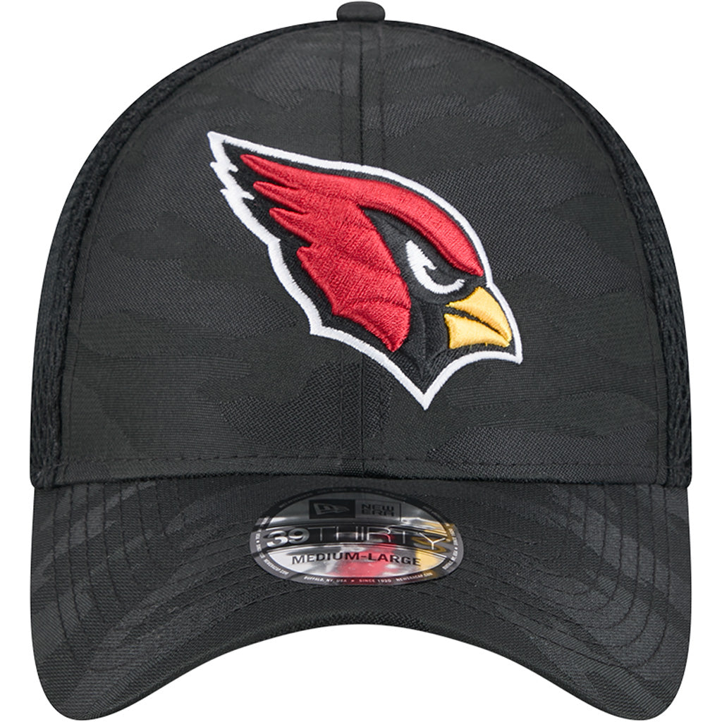 NFL Arizona Cardinals New Era Black Camo 39THIRTY Flex Fit Hat - Black