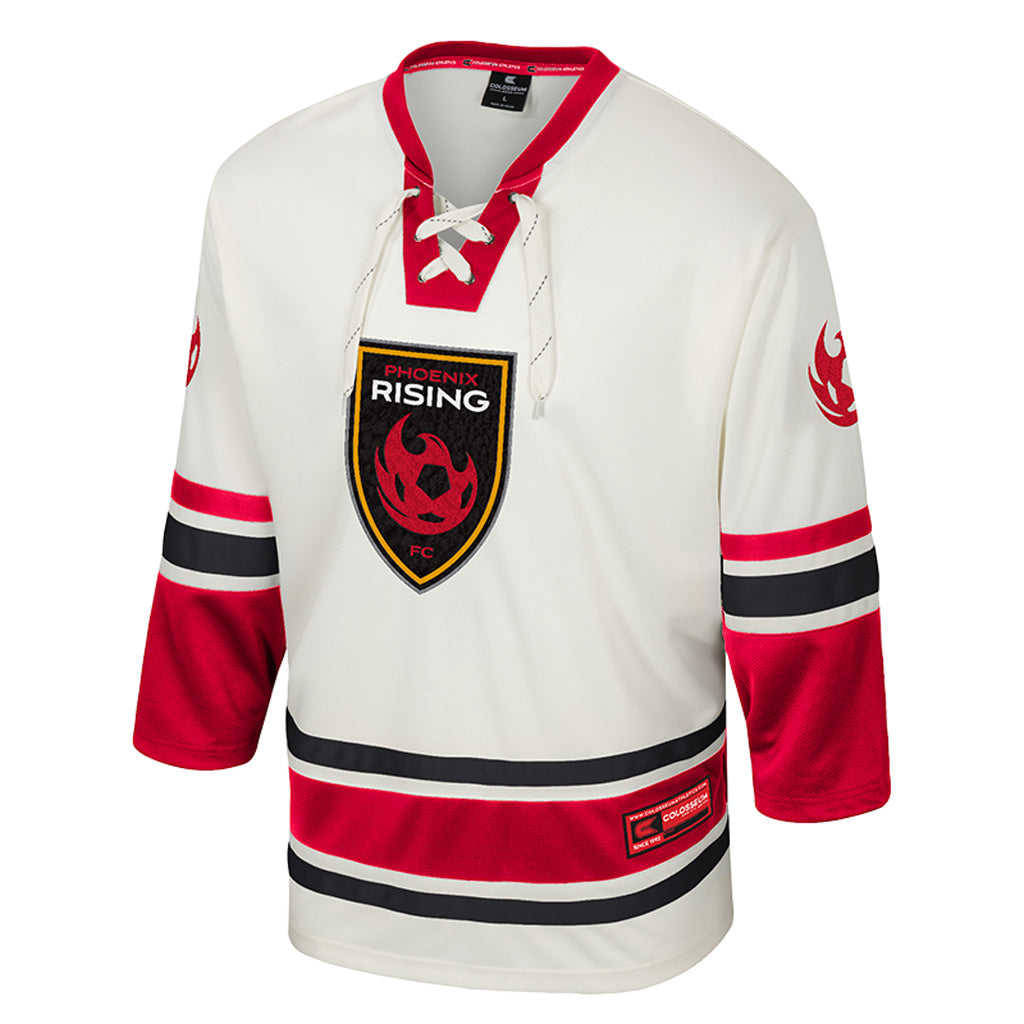 Phoenix Rising Colosseum Puck Proud Hockey Jersey - Cream