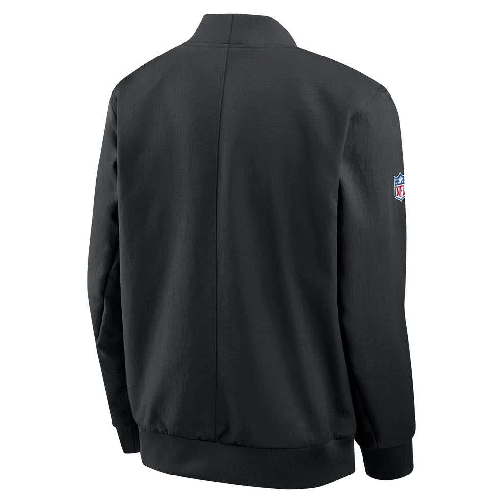 NFL Arizona Cardinals Nike 2025 Sideline Bomber Jacket - Black
