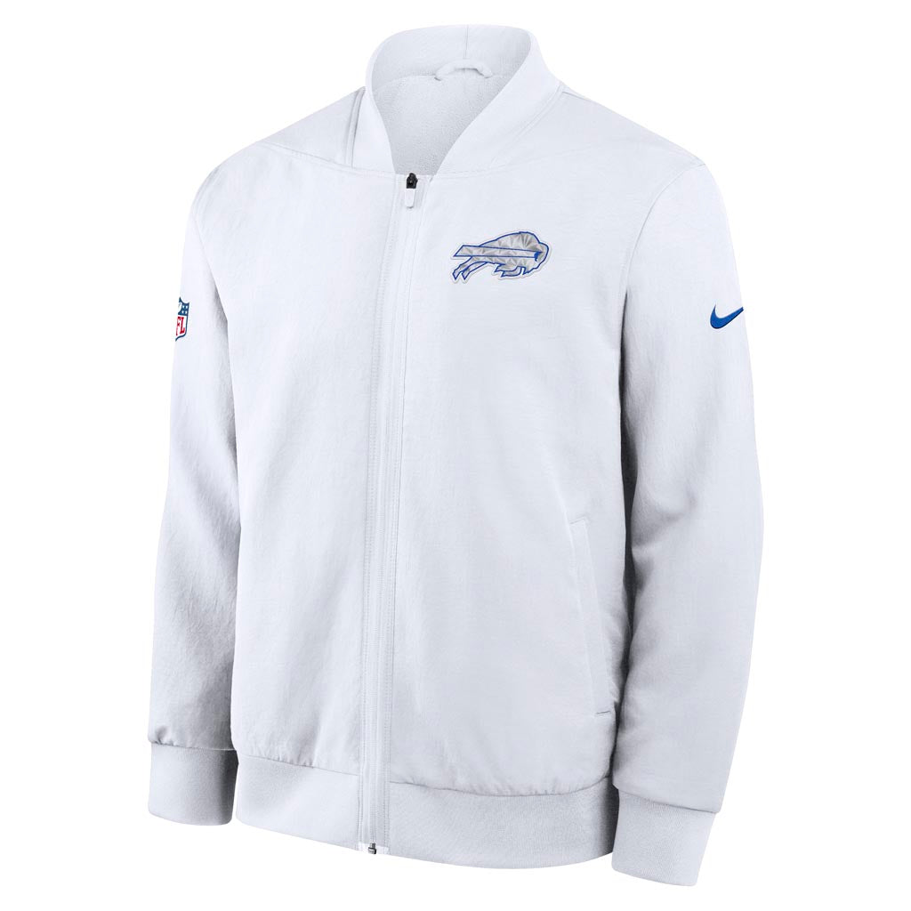 NFL Buffalo Bills Nike Rivalries Bomber Jacket - White