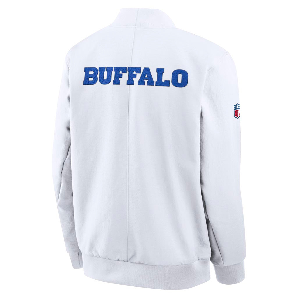 NFL Buffalo Bills Nike Rivalries Bomber Jacket - White