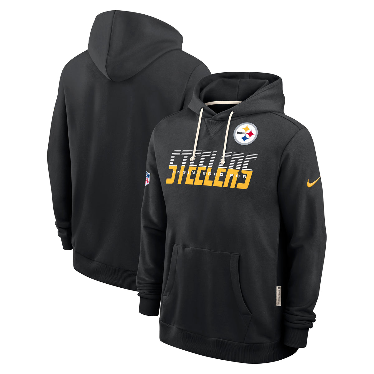 NFL Pittsburgh Steelers Nike 2026 Sideline Pullover Hoodie- Black