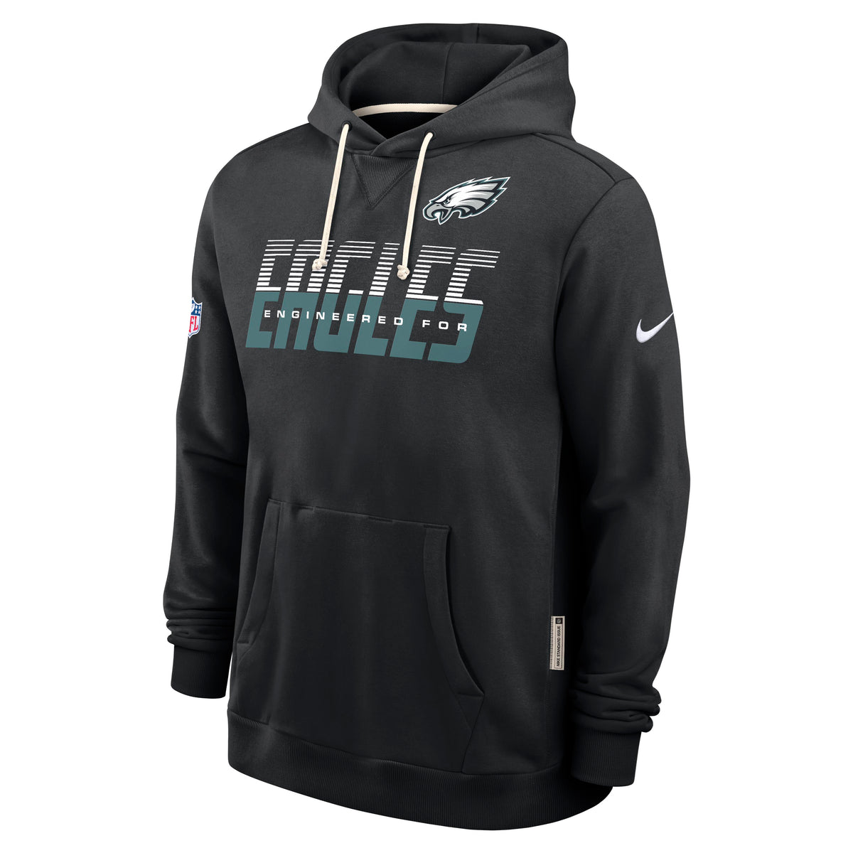 NFL Philadelphia Eagles Nike 2026 Sideline Pullover Hoodie- Black