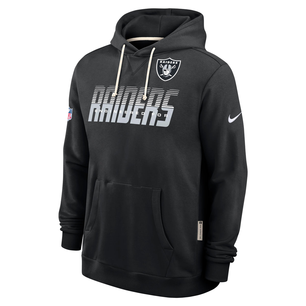 NFL Las Vegas Raiders Nike 2026 Sideline Pullover Hoodie- Black