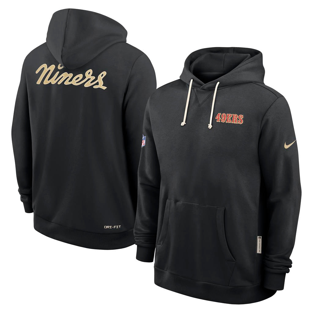 NFL San Francisco 49ers Nike Rivalries Sideline Pullover Hoodie - Black