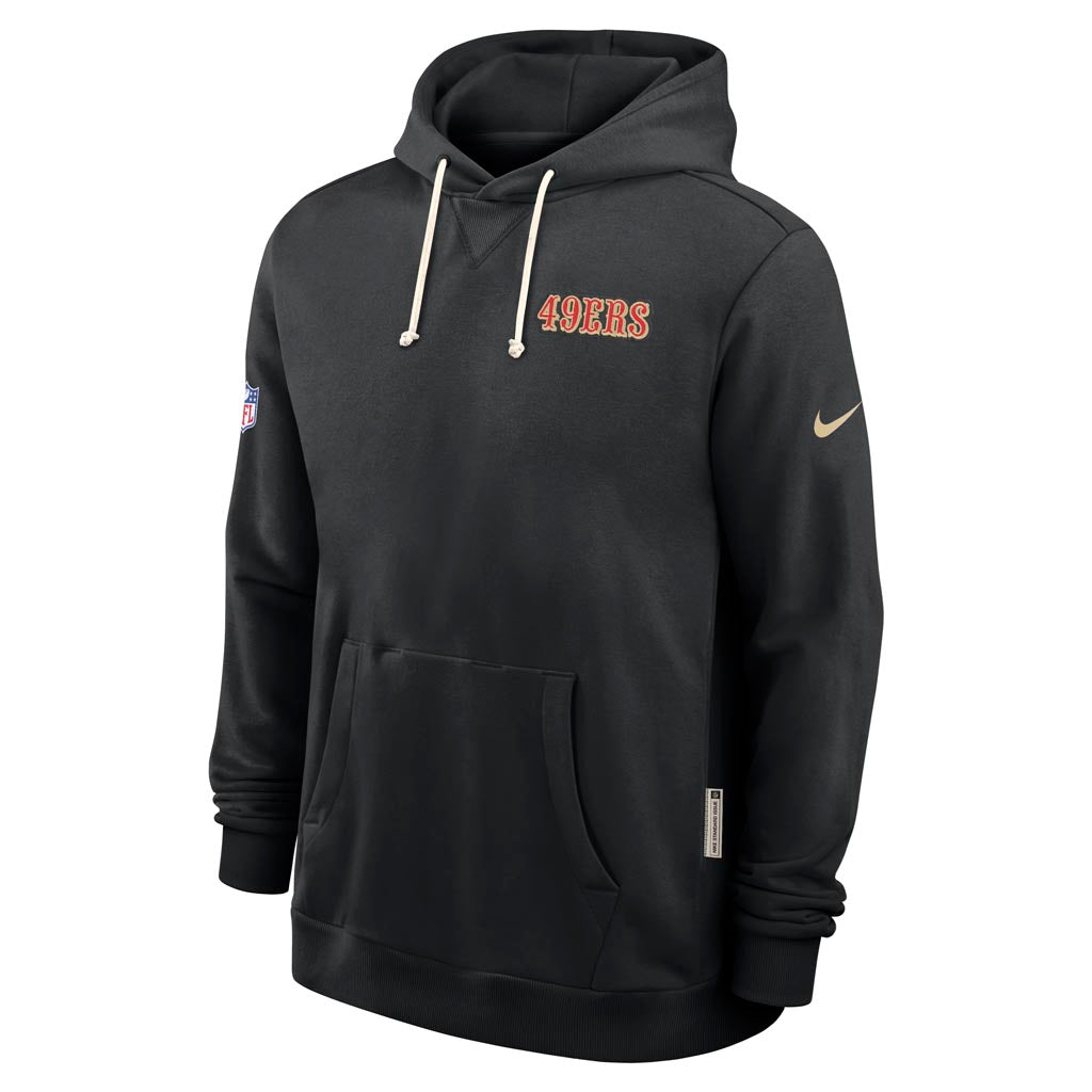 NFL San Francisco 49ers Nike Rivalries Sideline Pullover Hoodie - Black