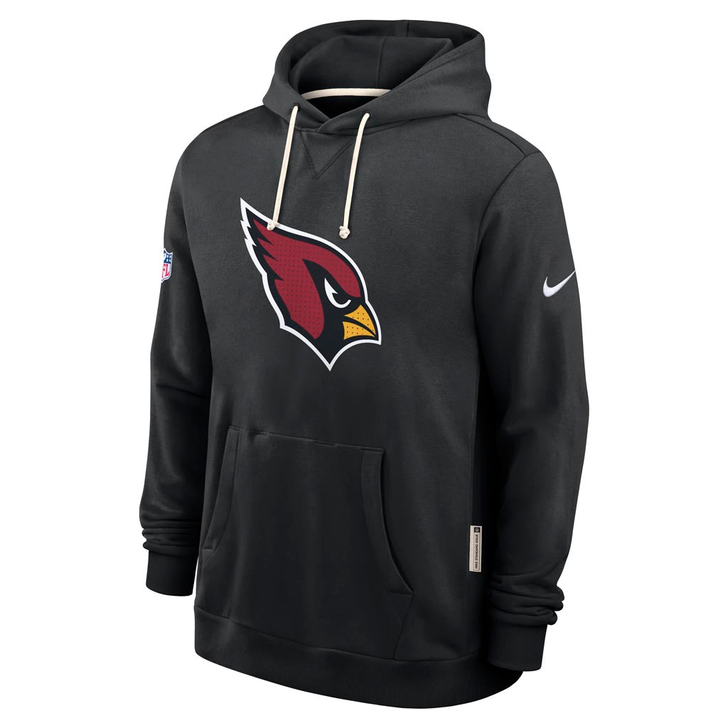 NFL Arizona Cardinals Nike 2025 Sideline Standard Issue Pullover Hoodie - Black