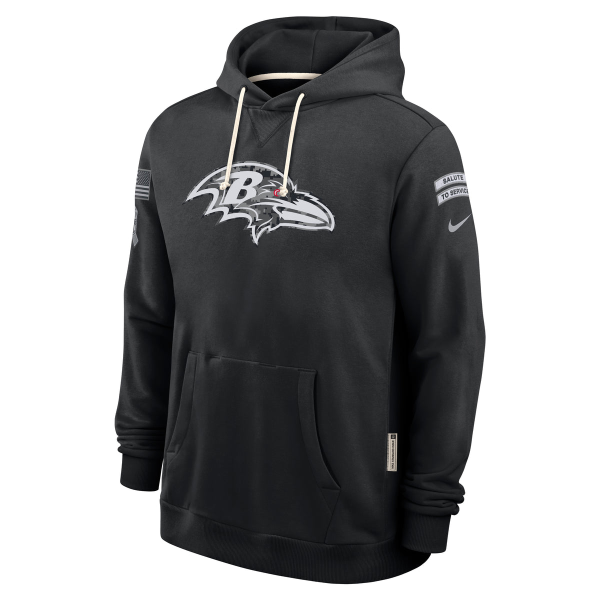 NFL Baltimore Ravens Nike 2026 Salute to Service Hoodie- Black
