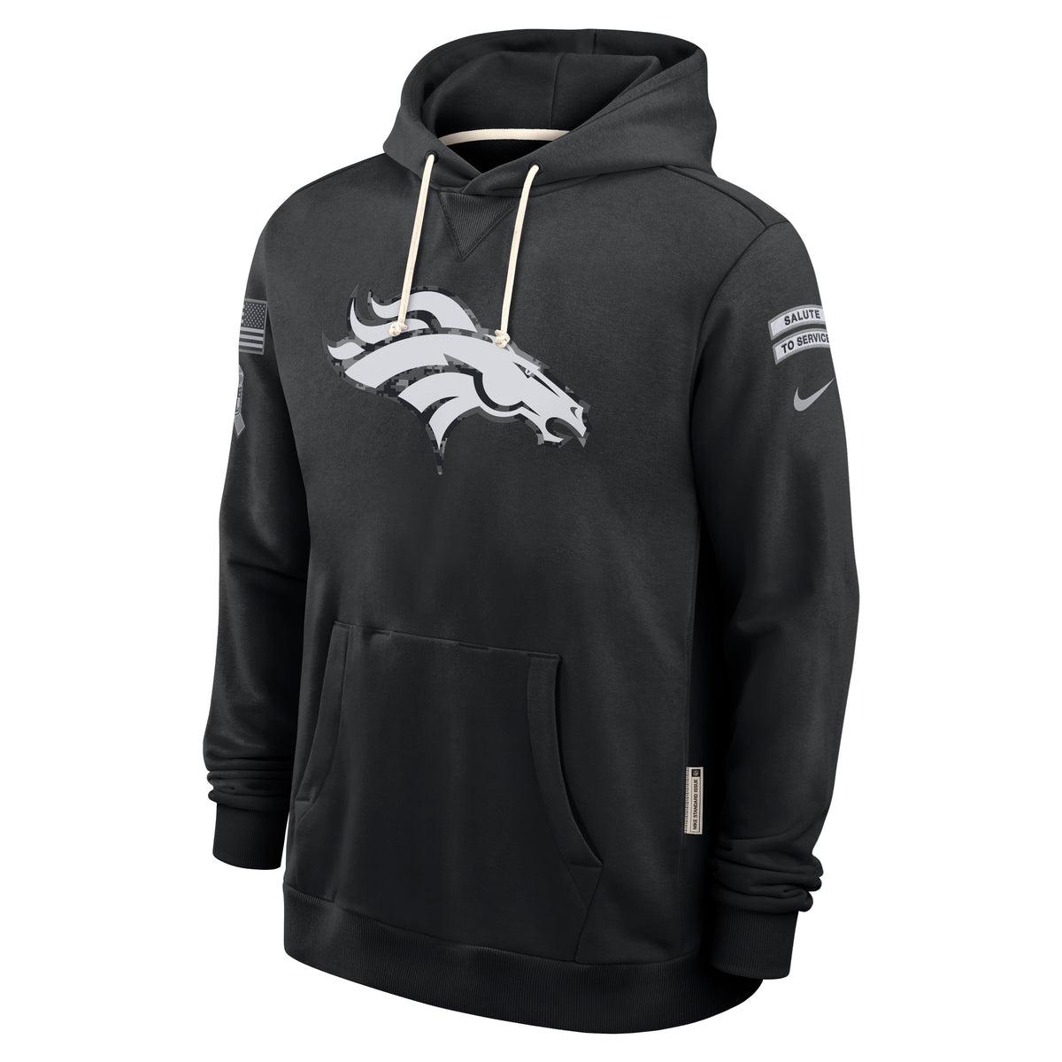 NFL Denver Broncos Nike 2026 Salute to Service Hoodie- Black