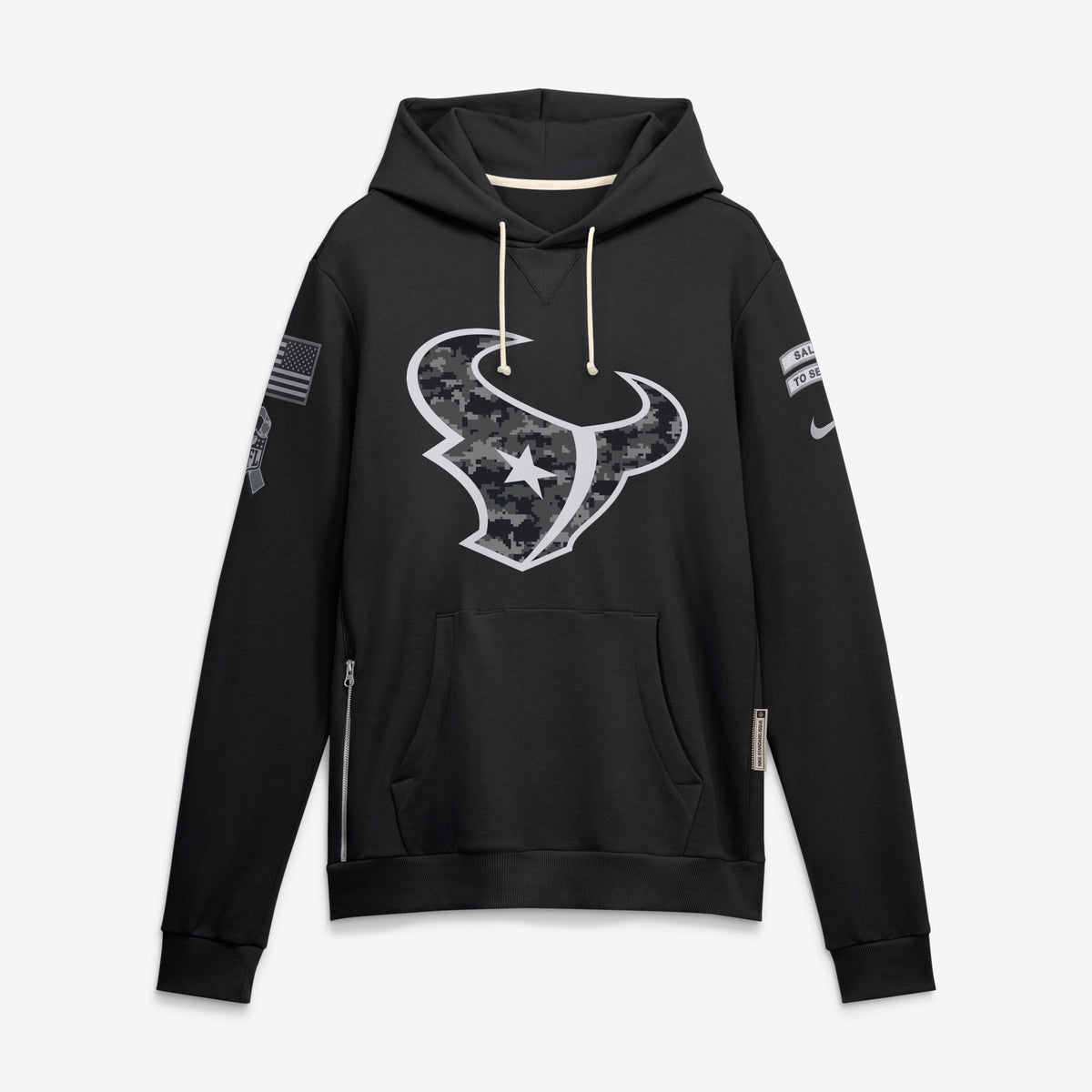 NFL Houston Texans Nike 2026 Salute to Service Hoodie- Black