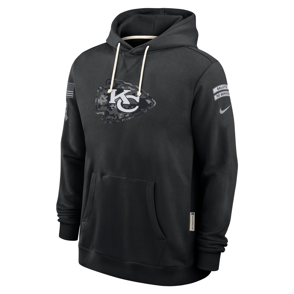 NFL Kansas City Chiefs Nike 2026 Salute to Service Hoodie- Black