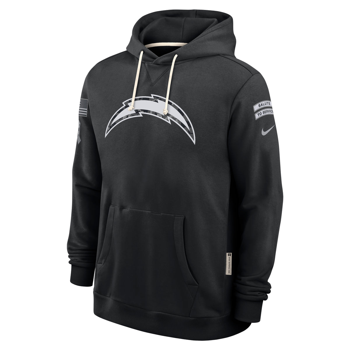 NFL Los Angeles Chargers Nike 2026 Salute to Service Hoodie- Black