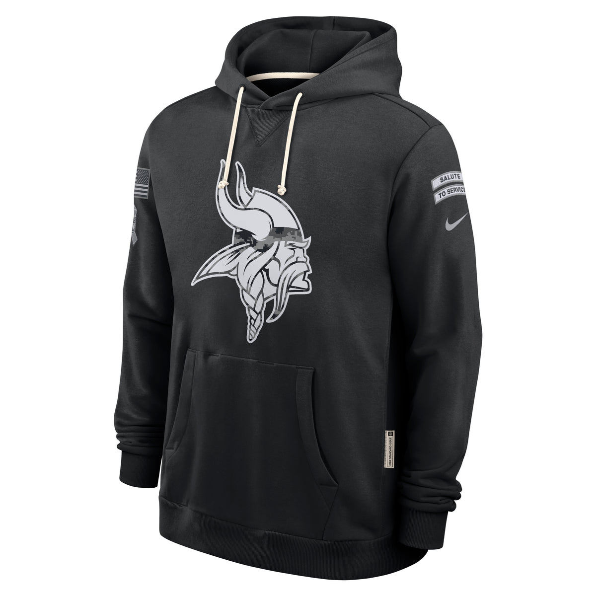 NFL Minnesota Vikings Nike 2026 Salute to Service Hoodie- Black