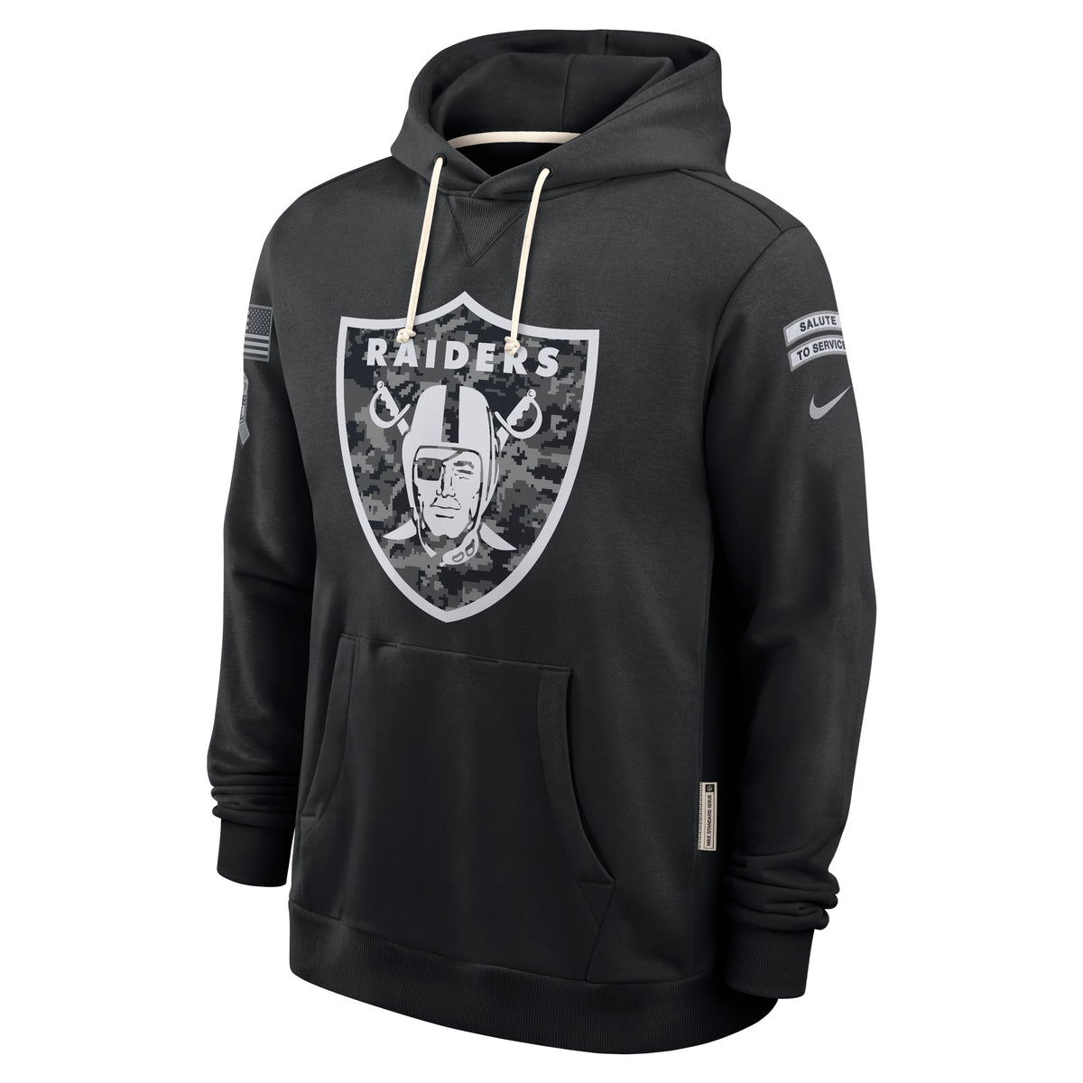 NFL Las Vegas Raiders Nike 2026 Salute to Service Hoodie- Black
