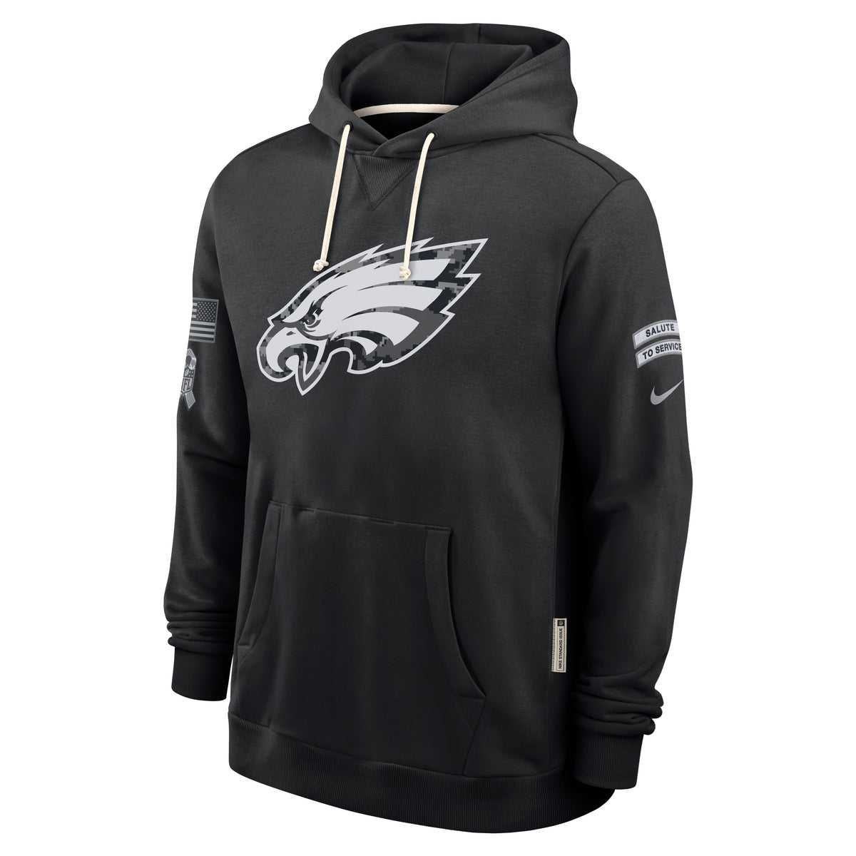 NFL Philadelphia Eagles Nike 2026 Salute to Service Hoodie- Black